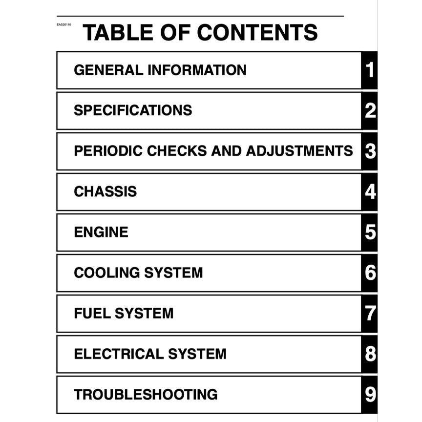 T-MAX Yamaha TMAX XP500/A 2012-2014 Full Manual Set – Repair & Maintenance Manual and Spare Parts Catalog and User Handbook - page 2