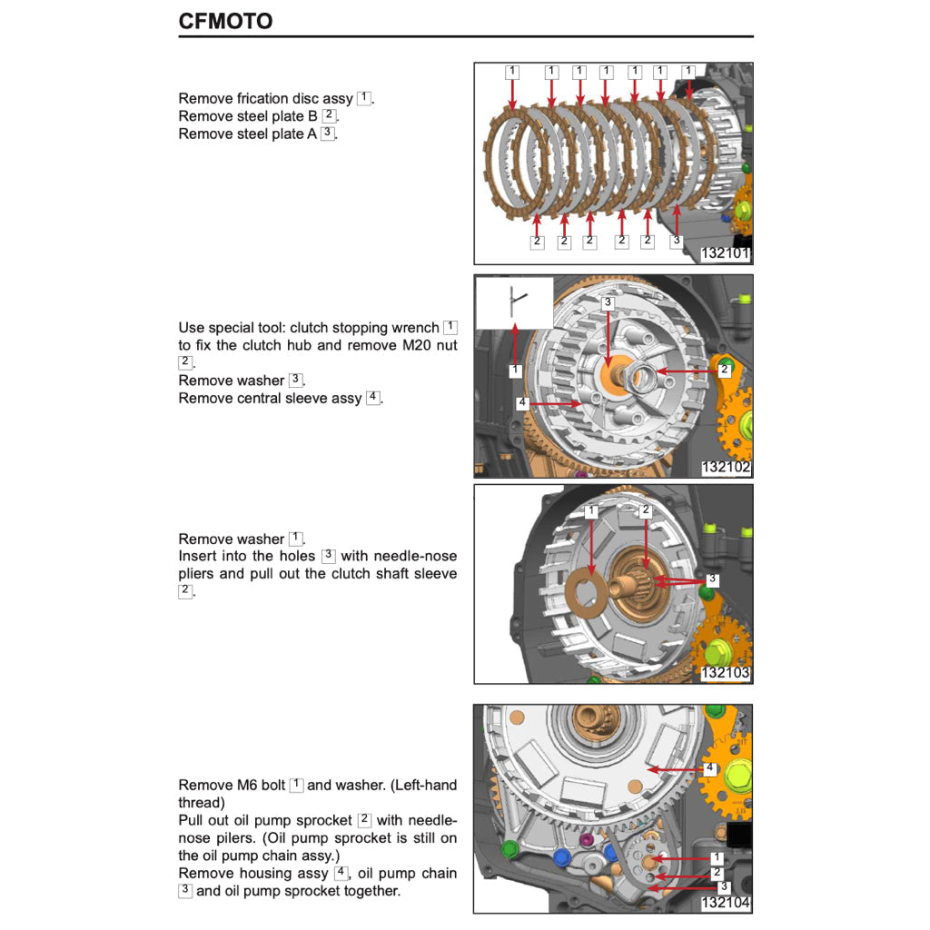 CFMoto CF650NK CF650-7C 2020-2023 Full Manual Set – Repair & Maintenance Manual and User Handbook - page 7
