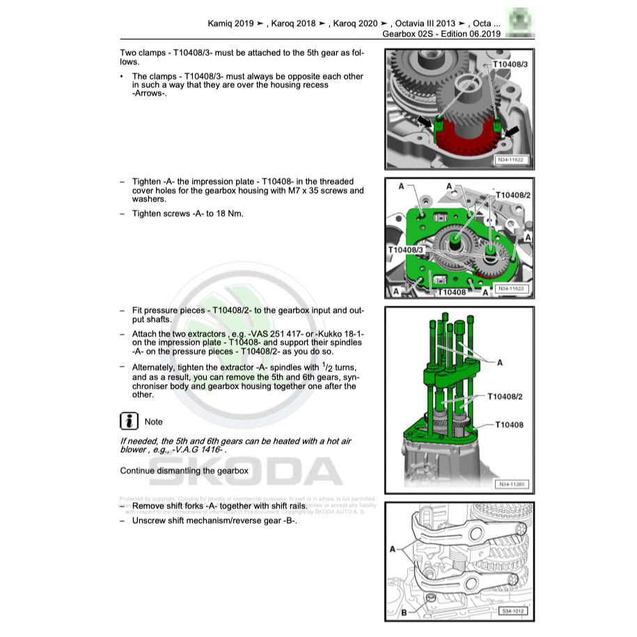 Skoda KAMIQ NW5 2019+ Full Manual Set – Repair & Maintenance Manual - page 4
