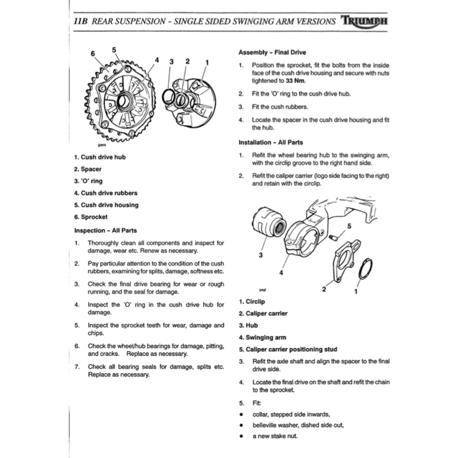 Triumph DAYTONA 955i 2002-2006 Full Manual Set – Repair & Maintenance Manual and User Handbook - page 3