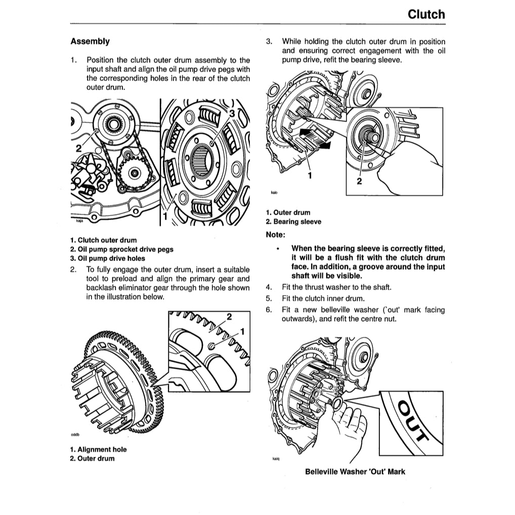 Triumph SPRINT ST / RS 1999-2004 Full Manual Set – Repair & Maintenance Manual and User Handbook - page 14