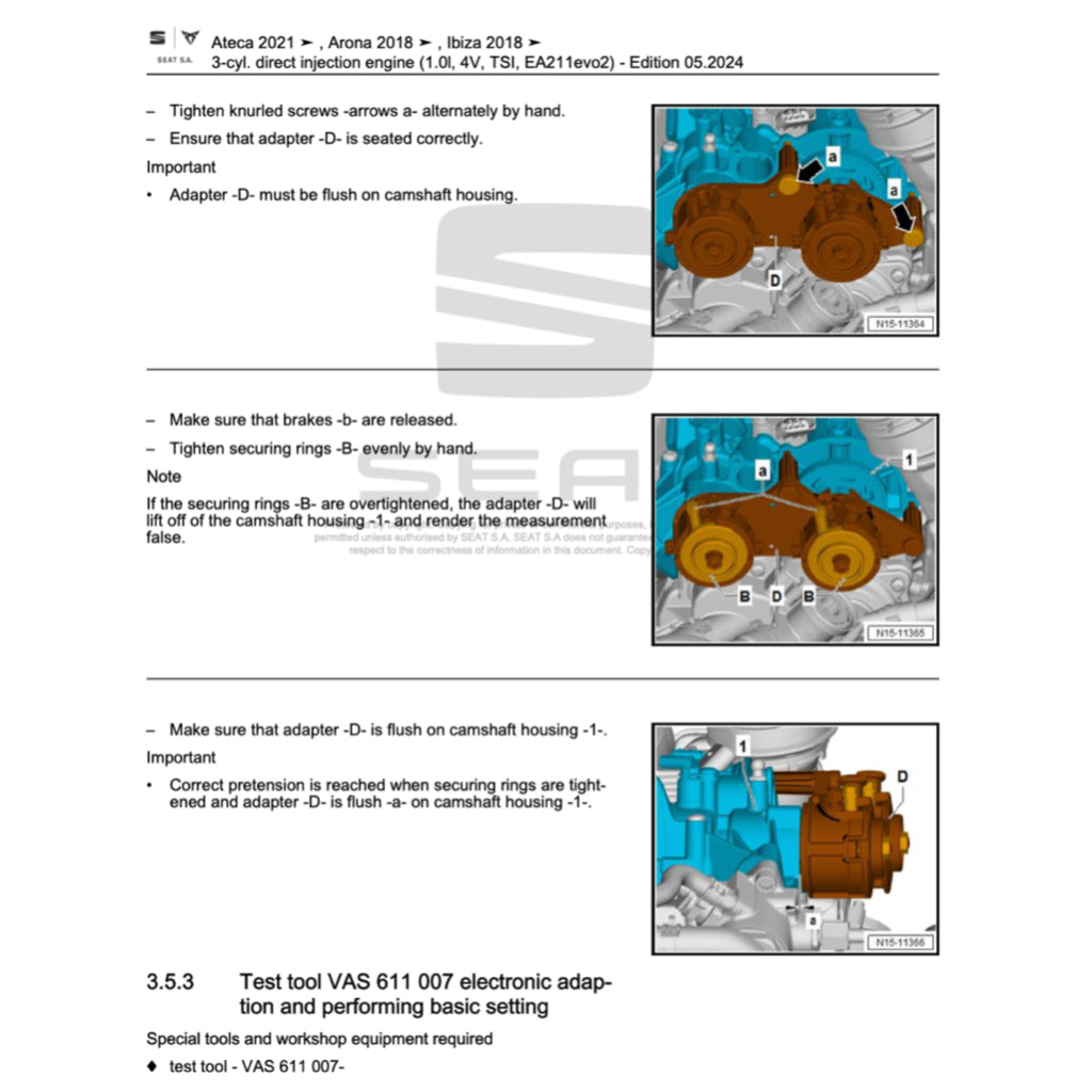 SEAT LEON 5F 2012-2020 Full Manual Set – Repair & Maintenance Manual - page 6