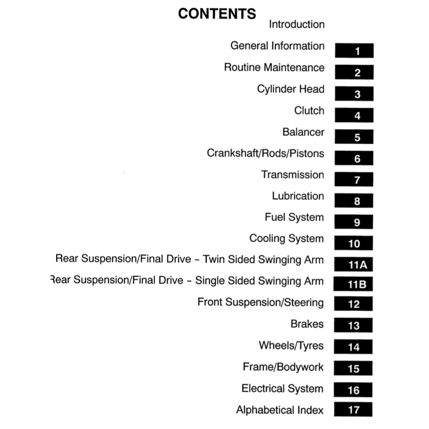 Triumph SPEED TRIPLE 2002-2004 Full Manual Set – Repair & Maintenance Manual and User Handbook - page 2