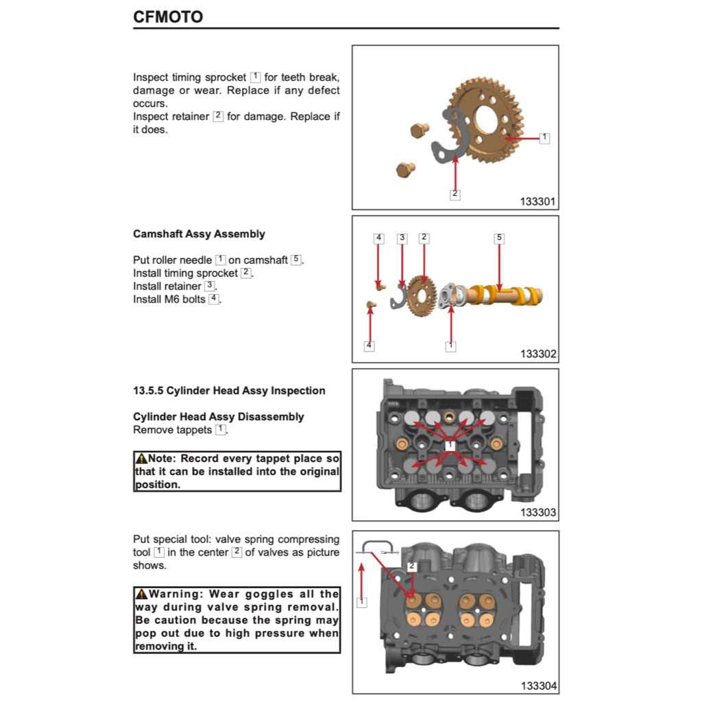 CFMoto CF650NK CF650-7C 2020-2023 Full Manual Set – Repair & Maintenance Manual and User Handbook - page 6