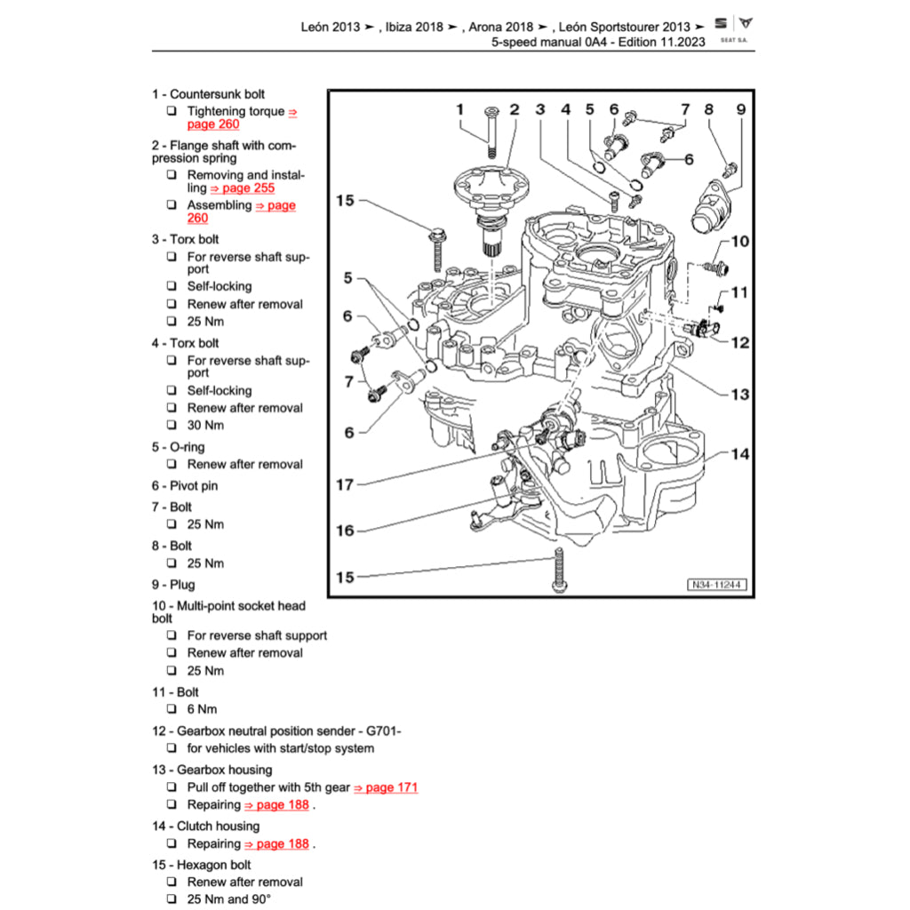 SEAT ATECA KH7 2016+ Full Manual Set – Repair & Maintenance Manual - page 8