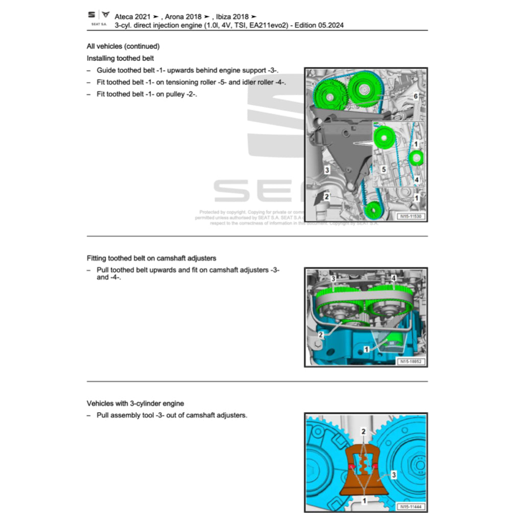 SEAT IBIZA 6F 2017+ Full Manual Set – Repair & Maintenance Manual - page 5